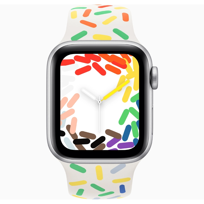 Apple Watch SE 2 40mm Aluminum Case with Midnight Sport Band, MNJT3 GPS, Midnight